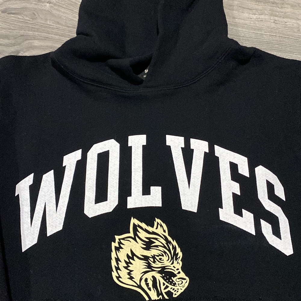 Darc Sport Cropped Black Hoodie Small - Picture 2 of 4